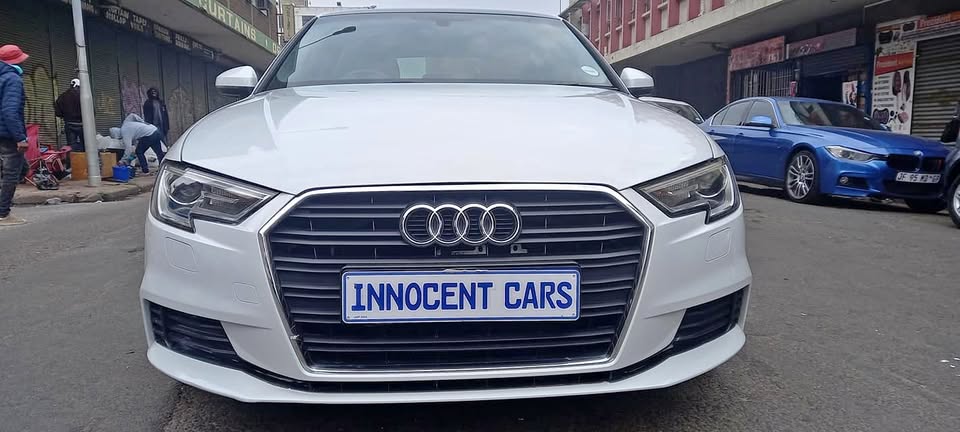 USED 2018 AUDI A3 1.0TFSI PETROL AUTOMATIC, WHITE COLOUR, MILEAGE