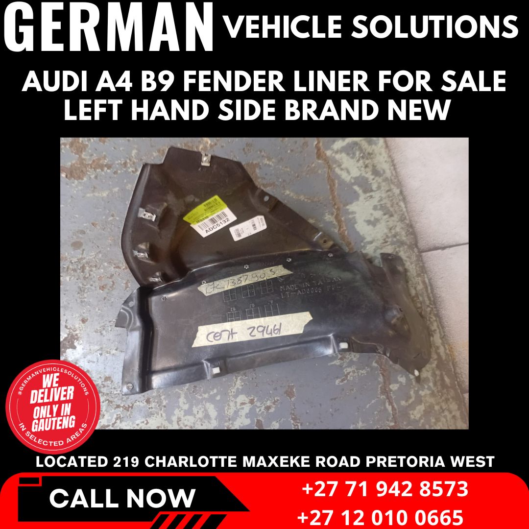 Audi a4 b9 fender liner left-hand side for sale - Private Seller Audi a4 b9 fender liner left-hand side for sale - Private Seller