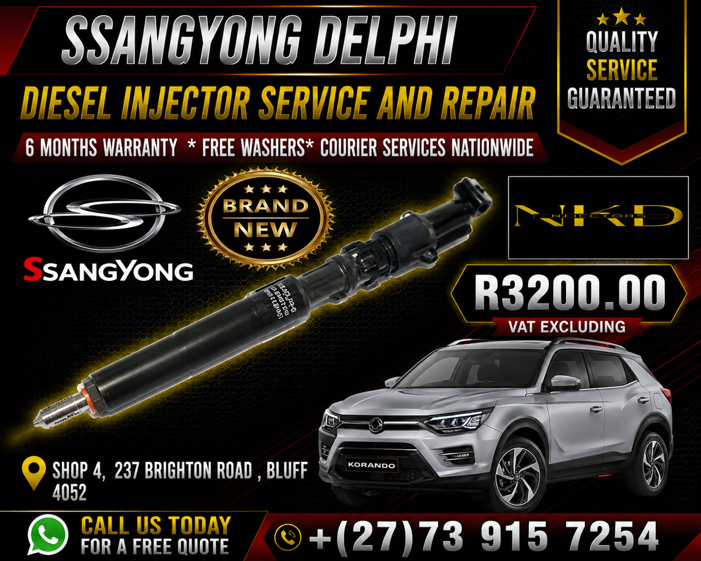 Brand_New_Ssangyong_Delphi_Injectors - Private Seller Brand_New_Ssangyong_Delphi_Injectors - Private Seller