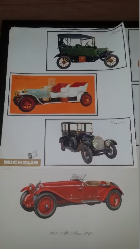 Vintage Car Prints - Large Collection
