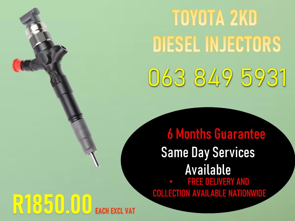 TOYOTA 2KD DIESEL INJECTORS KLERKSDORP NORTH WEST - Private Seller TOYOTA 2KD DIESEL INJECTORS KLERKSDORP NORTH WEST - Private Seller