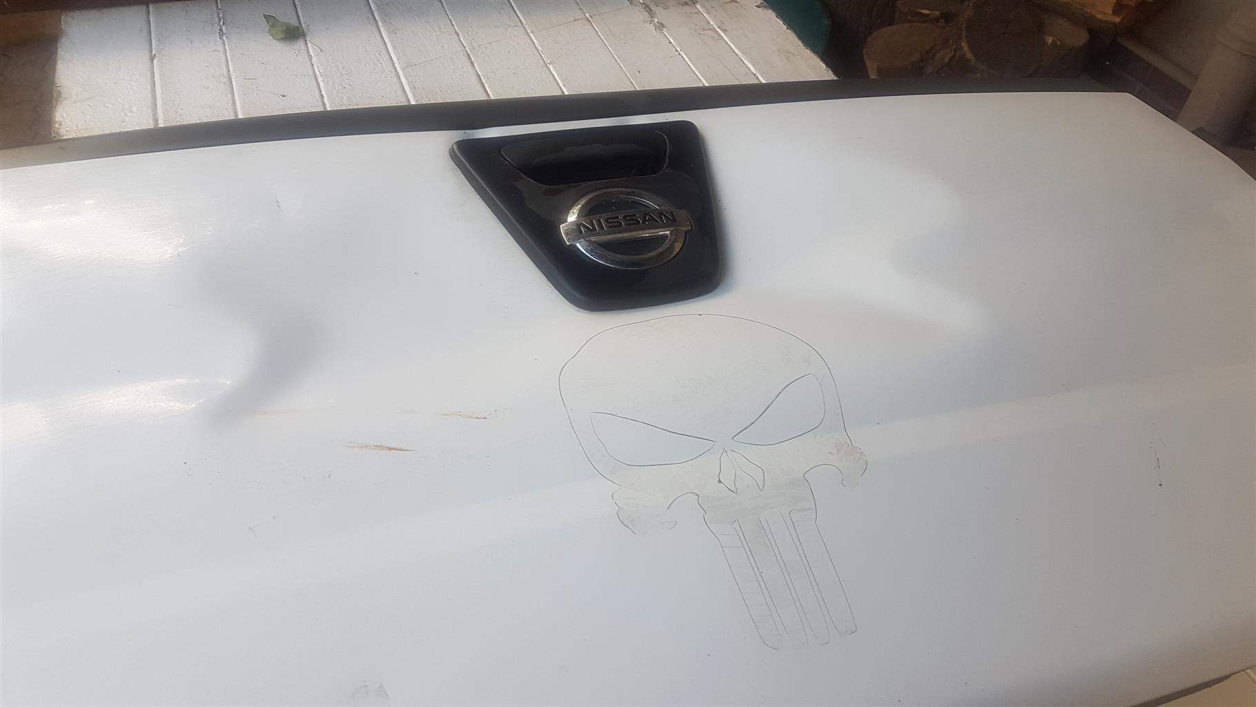 Nissan np200 tailgate with a dent in it but still working fine. - Private Seller Nissan np200 tailgate with a dent in it but still working fine. - Private Seller