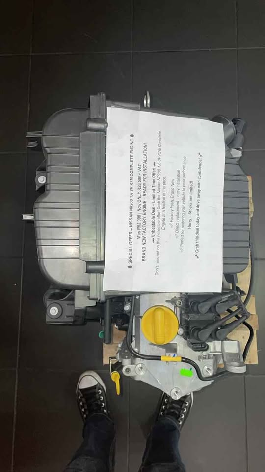 NP200 ORIGINAL ENGINES. BRAND NEW. FOR VARIOUS OTHER CARS TOO.