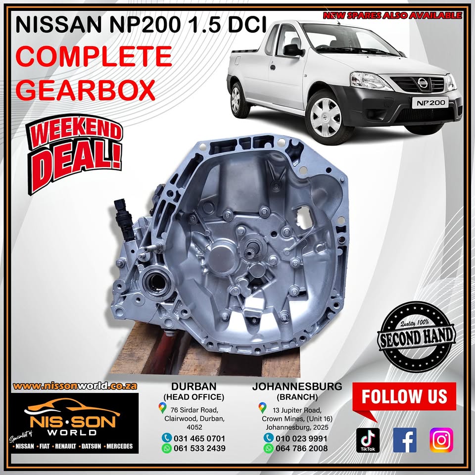 Nissan NP200 1.5 DCI Complete Gearbox - Private Seller