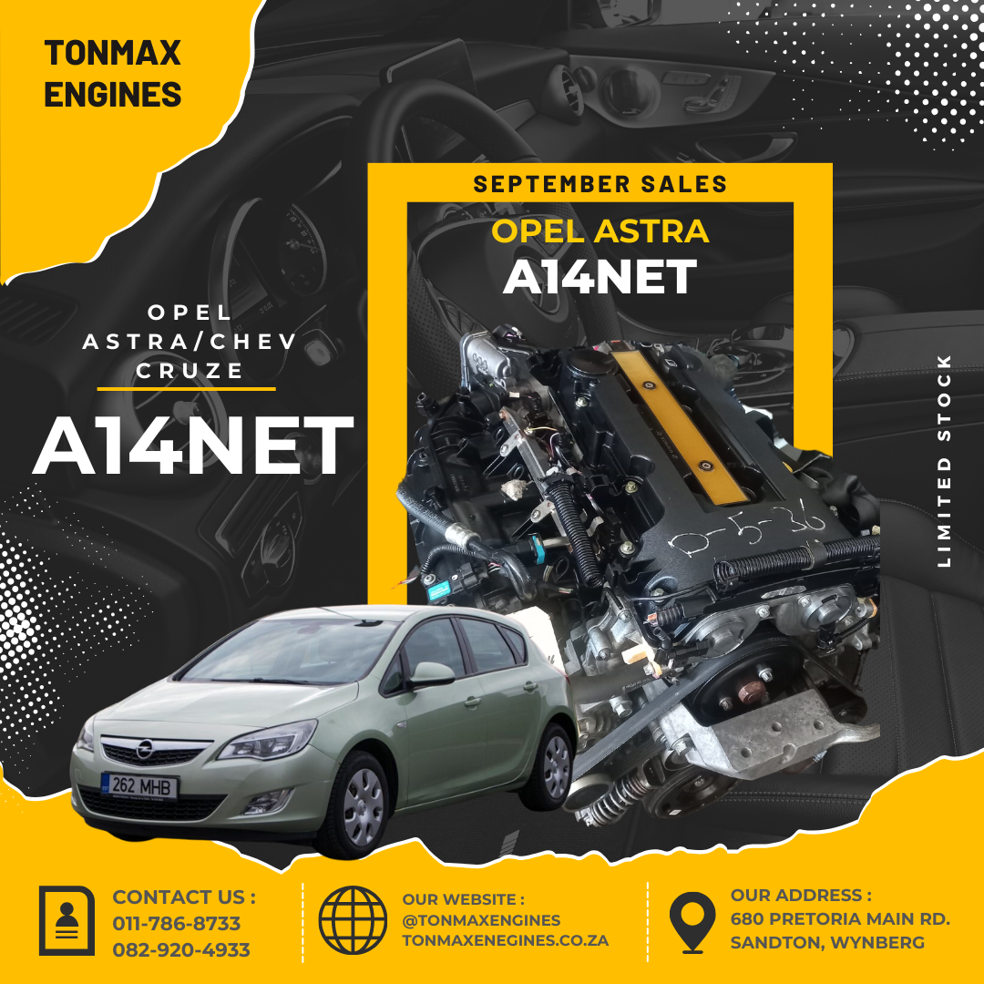 Opel Astra A14NET Engines for Sale - Private Seller Opel Astra A14NET Engines for Sale - Private Seller