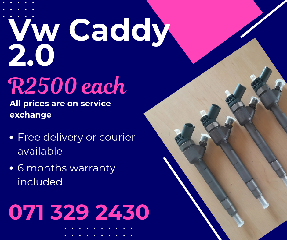 VW CADDY 2.0 INJECTORS FOR SALE WITH WARRANTY ON - Private Seller VW CADDY 2.0 INJECTORS FOR SALE WITH WARRANTY ON - Private Seller