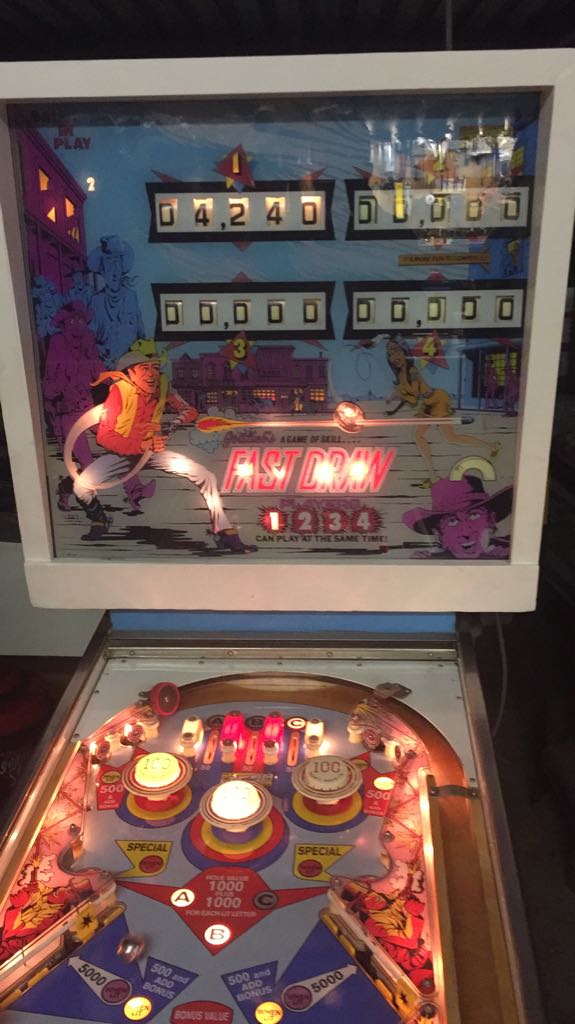 We sell pinball machines , many to choose from