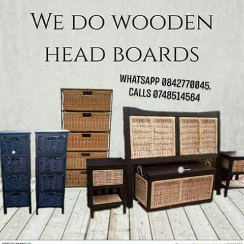 Headboard chest of drawers and more 