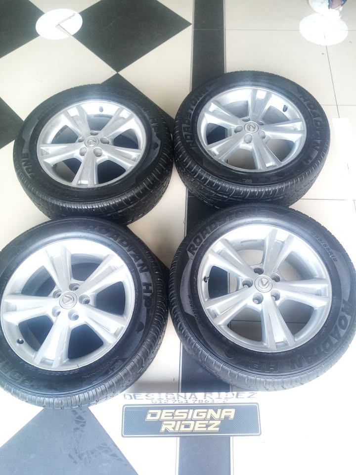 LEXUS WHEELS/RIMS % TYERS (LEXUS RX RIMS)255/55 R18 5X114PCD - Private Seller