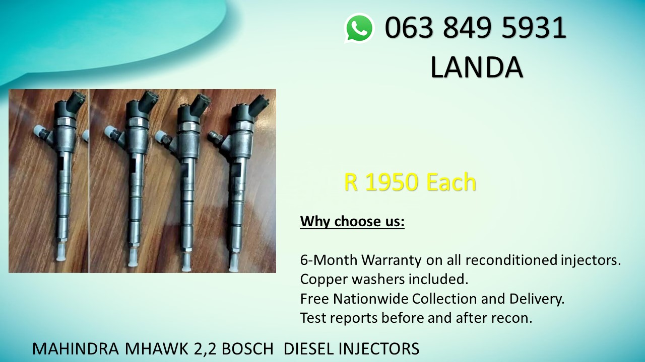 HYUNDAI H1 DIESEL INJECTORS FOR SALE IN CENTURION GAUTENG - Private Seller