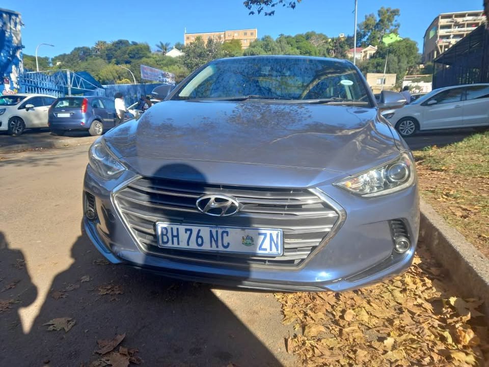 2019 Hyundai Elantra 1.6 Petrol, Automatic, Blue, Leather seats, Service Book,