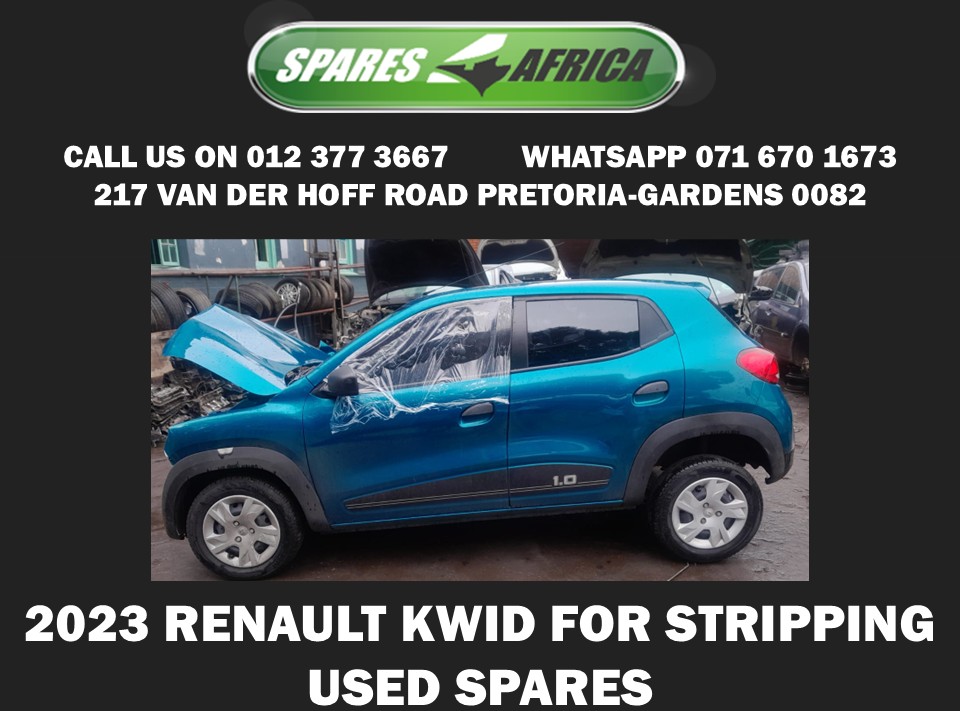 2023 Renault Kwid Stripping for Spares - Private Seller 2023 Renault Kwid Stripping for Spares - Private Seller