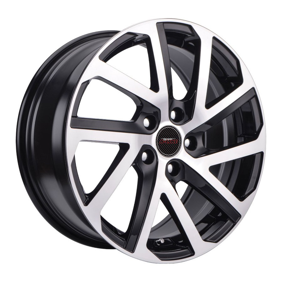 16″ A-Line Gear 5/114 Black Machine Face Alloy Wheels