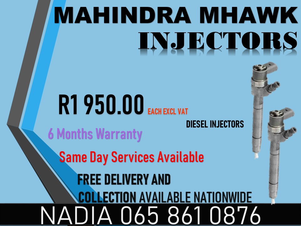 MAHINDRA MHAWL 2.2 DIESEL INJECTORS FOR SALE - Private Seller MAHINDRA MHAWL 2.2 DIESEL INJECTORS FOR SALE - Private Seller