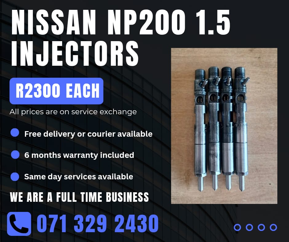 NISSAN NP200 1.5 INJECTORS FOR SALE WITH WARRANTY INCLUDED - Private Seller NISSAN NP200 1.5 INJECTORS FOR SALE WITH WARRANTY INCLUDED - Private Seller