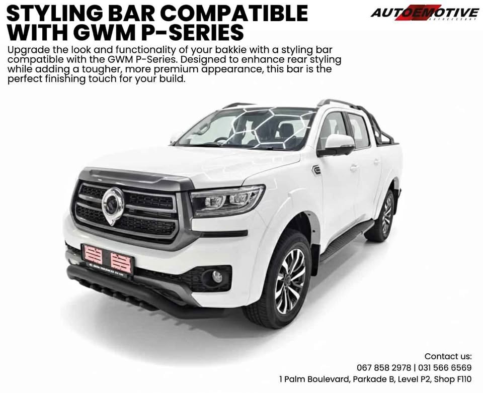 STYLING BAR COMPATIBLE WITH GWM P-SERIES - Private Seller STYLING BAR COMPATIBLE WITH GWM P-SERIES - Private Seller