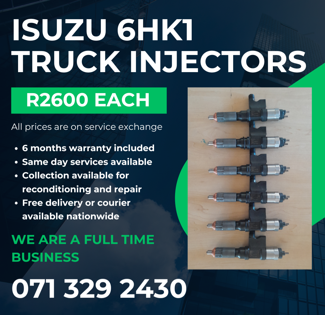 ISUZU 6HK1 TRUCK INJECTORS FOR SALE WITH WARRANTY ON - Private Seller