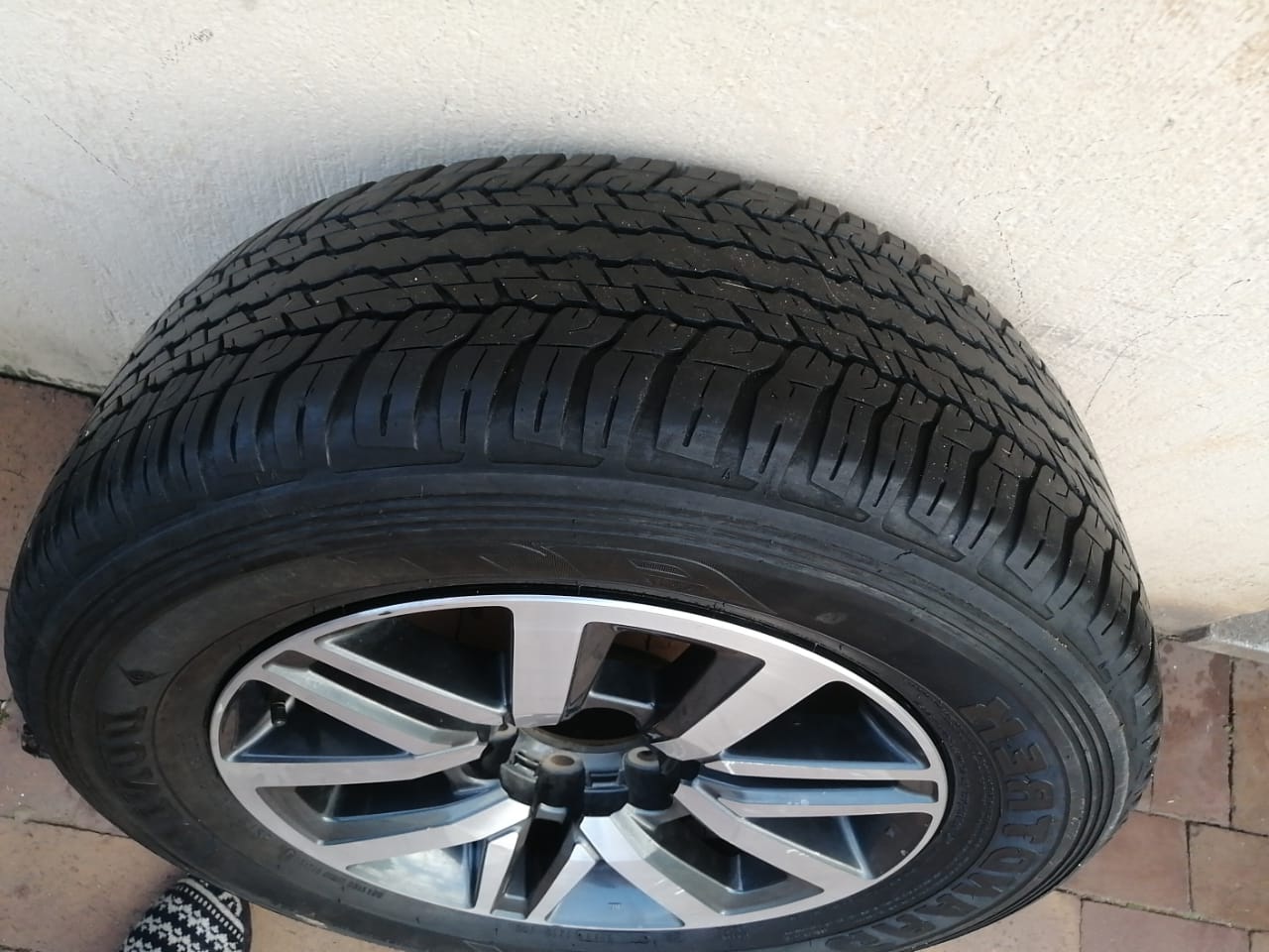 18inch Toyota Hilux/Fortuner OEM mag with used 265/60/18 tyre to use for spare w - Private Seller 18inch Toyota Hilux/Fortuner OEM mag with used 265/60/18 tyre to use for spare w - Private Seller