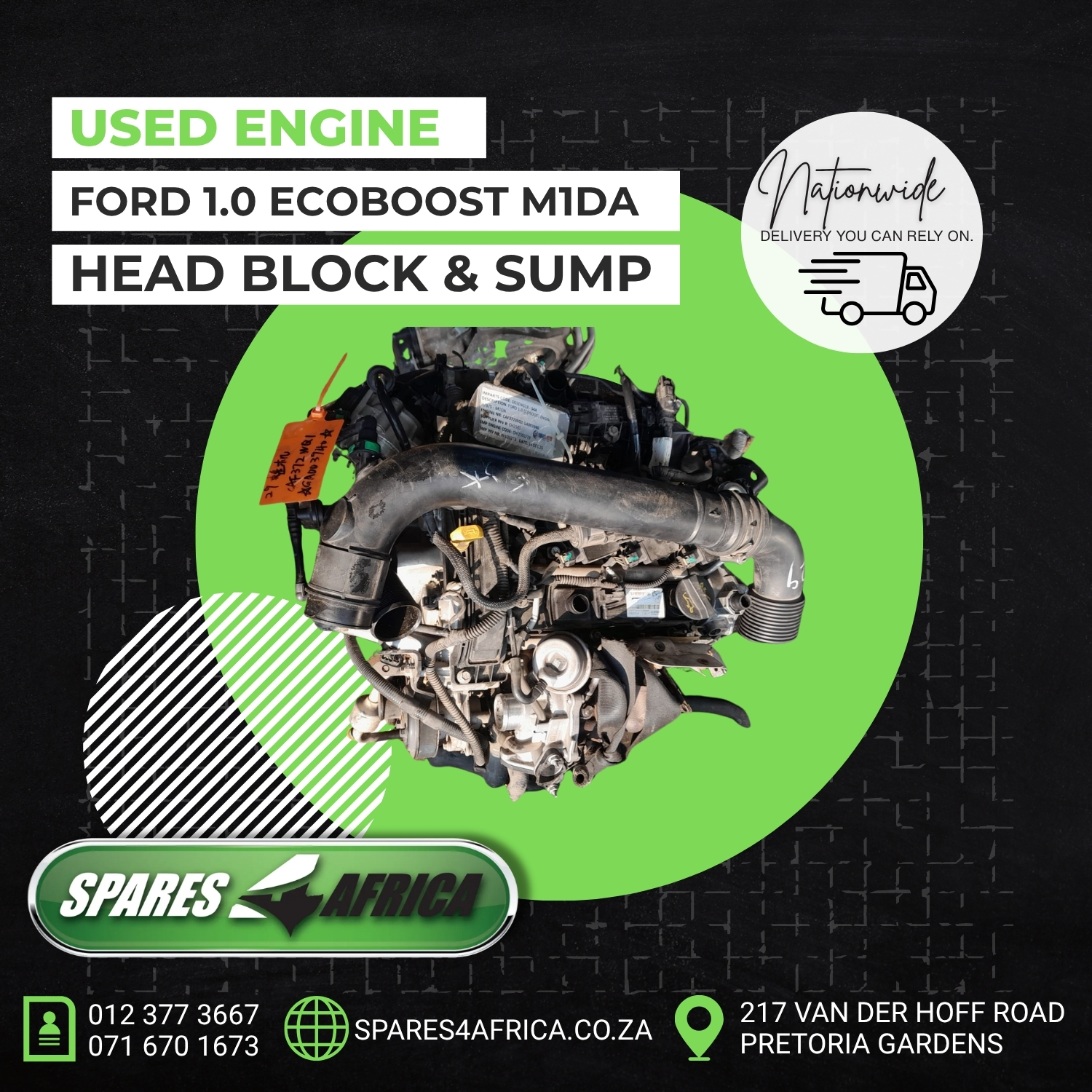 FORD ECOBOOST 1.0 M1DA ENGINE (USED) – FOR SALE - Private Seller FORD ECOBOOST 1.0 M1DA ENGINE (USED) – FOR SALE - Private Seller