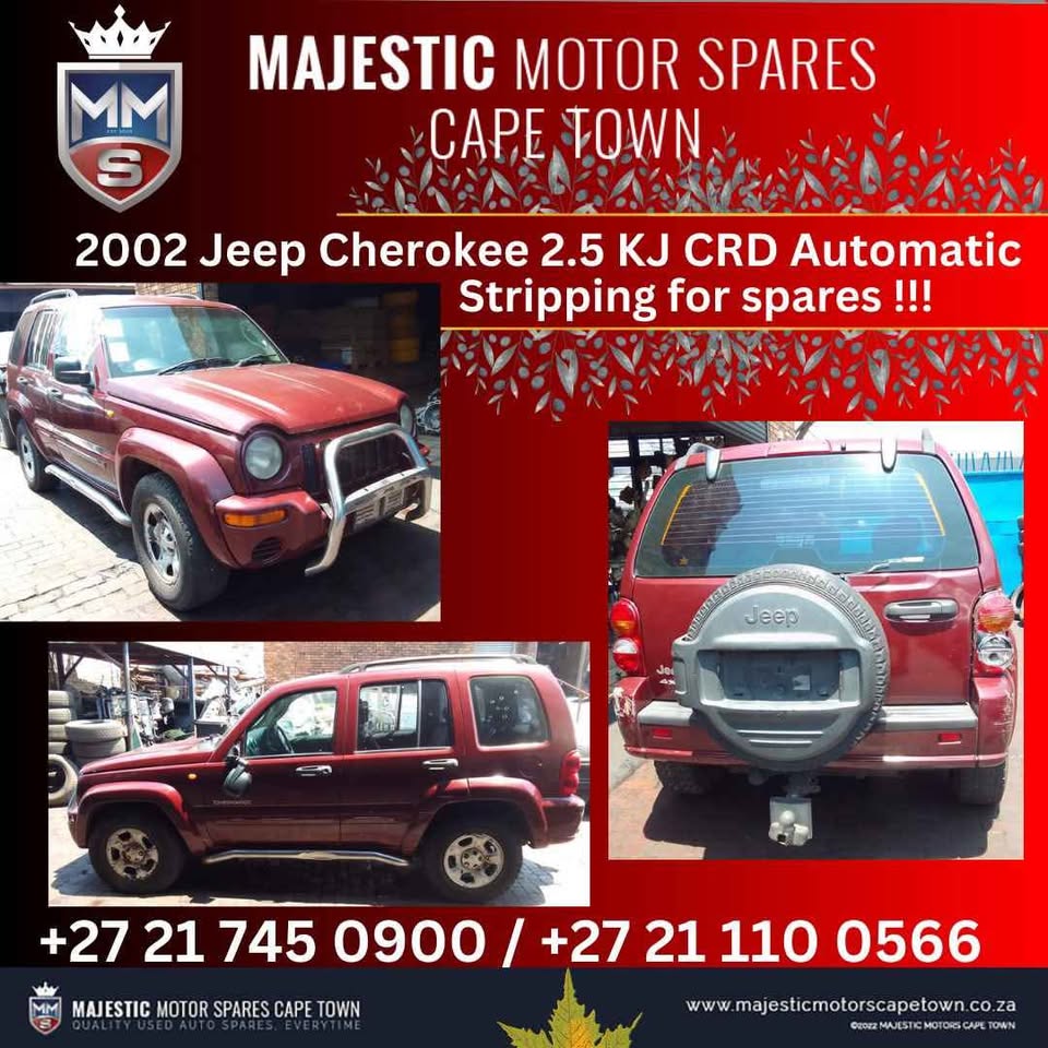 Stripping for Spares 2002 Jeep Cherokee 2.5 KJ CRD Automatic - Private Seller Stripping for Spares 2002 Jeep Cherokee 2.5 KJ CRD Automatic - Private Seller