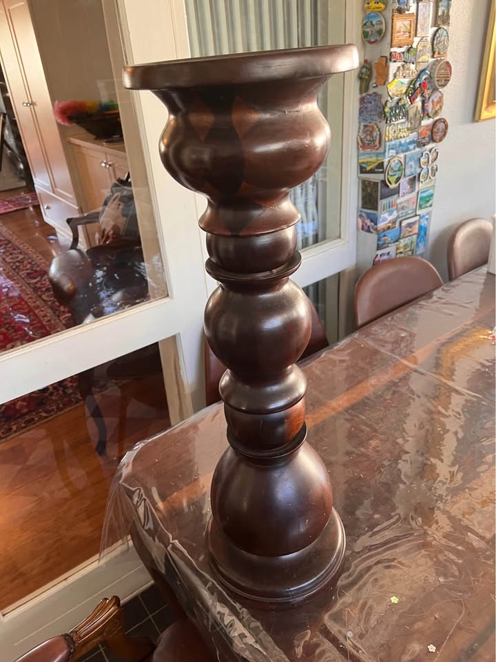 Imbuia antique stand