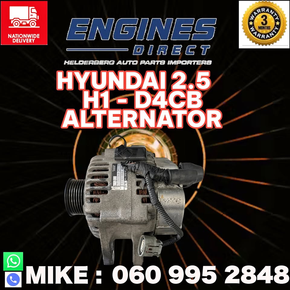 Original import Hyundai H1 D4CB Alternators - Private Seller