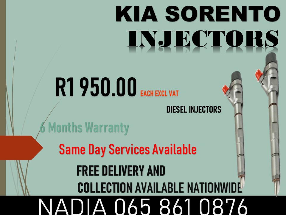 KIA SORENTO DIESEL INJECTORS FOR SALE - Private Seller KIA SORENTO DIESEL INJECTORS FOR SALE - Private Seller