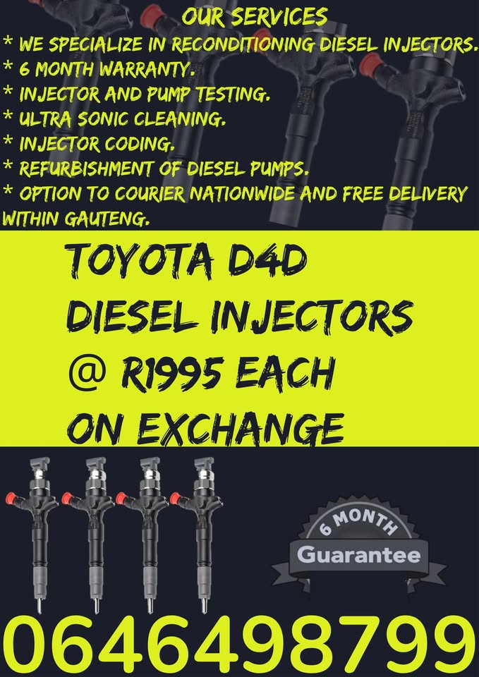 TOYOTA DIESEL INJECTORS FOR SALE ON EXCHANGE - Private Seller TOYOTA DIESEL INJECTORS FOR SALE ON EXCHANGE - Private Seller