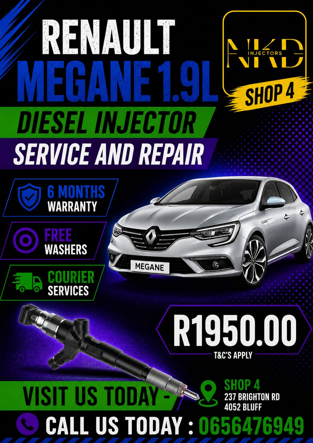 Restore_your_Renault_Megane_1.9_Diesel_Injectors_NKD - Private Seller Restore_your_Renault_Megane_1.9_Diesel_Injectors_NKD - Private Seller