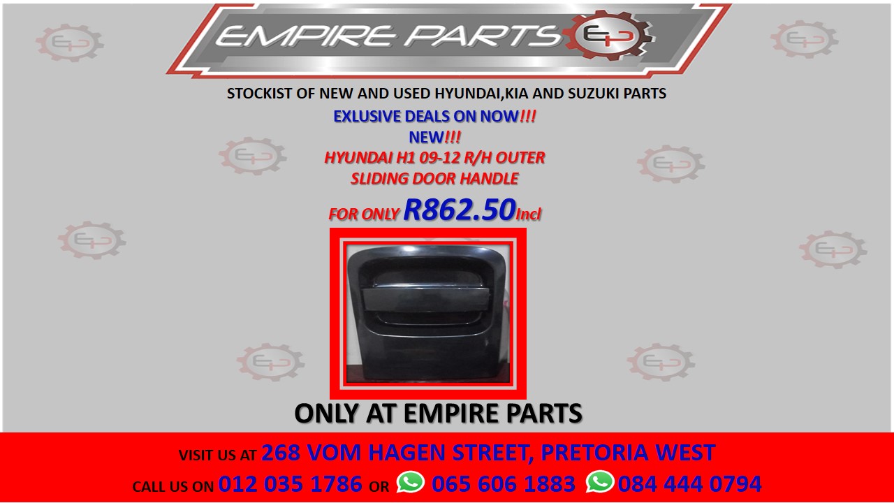 HYUNDAI H1 09-12 R/H OUTER SLIDING DOOR HANDLE FOR SALE - Private Seller