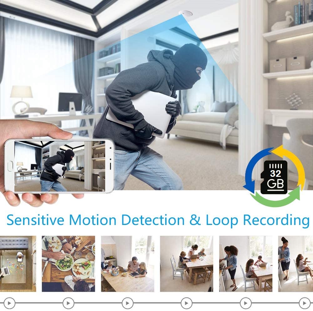 New Wireless Spy Smoke Detector HD Camera with WiFi and Motion Detection. NEW