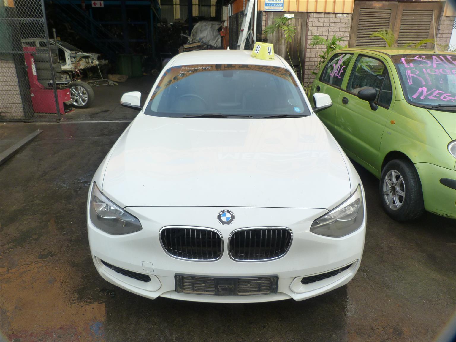 STRIPPING FOR SPARES BMW 118i E87 - F20 - 2011 - Private Seller STRIPPING FOR SPARES BMW 118i E87 - F20 - 2011 - Private Seller
