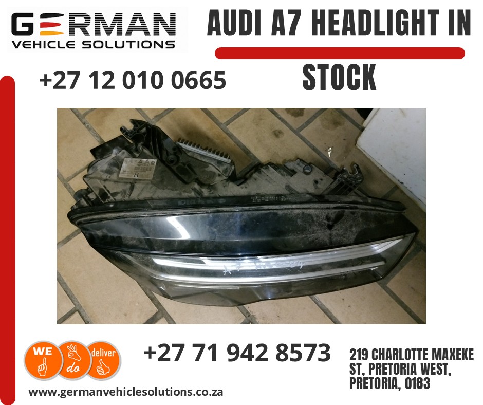 Audi a7 right headlight oem used – in working order - Private Seller Audi a7 right headlight oem used – in working order - Private Seller
