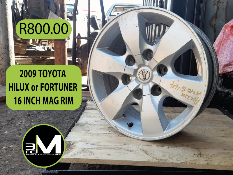 MV0544-RIM-1062009 TOYOTA HILUX FORTUNER 16 INCH MAG RIM - Private Seller MV0544-RIM-1062009 TOYOTA HILUX FORTUNER 16 INCH MAG RIM - Private Seller