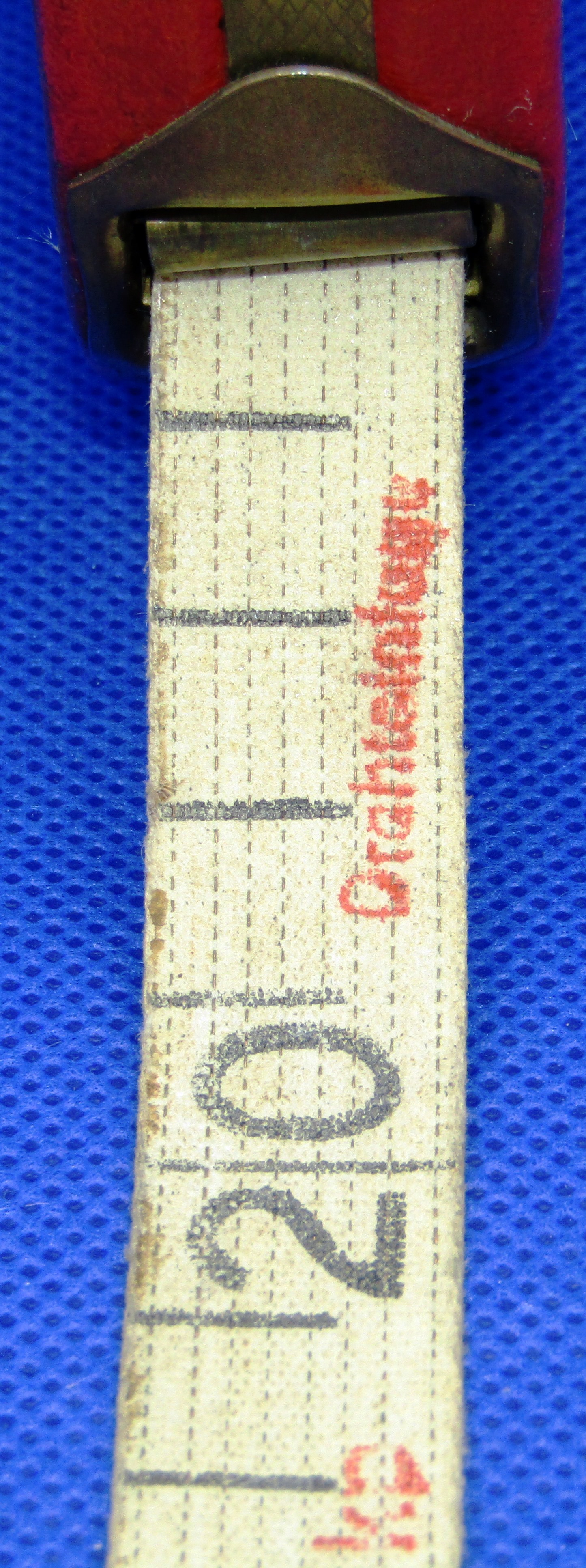 Vintage MASSI Surveyors Measuring Tape Reel