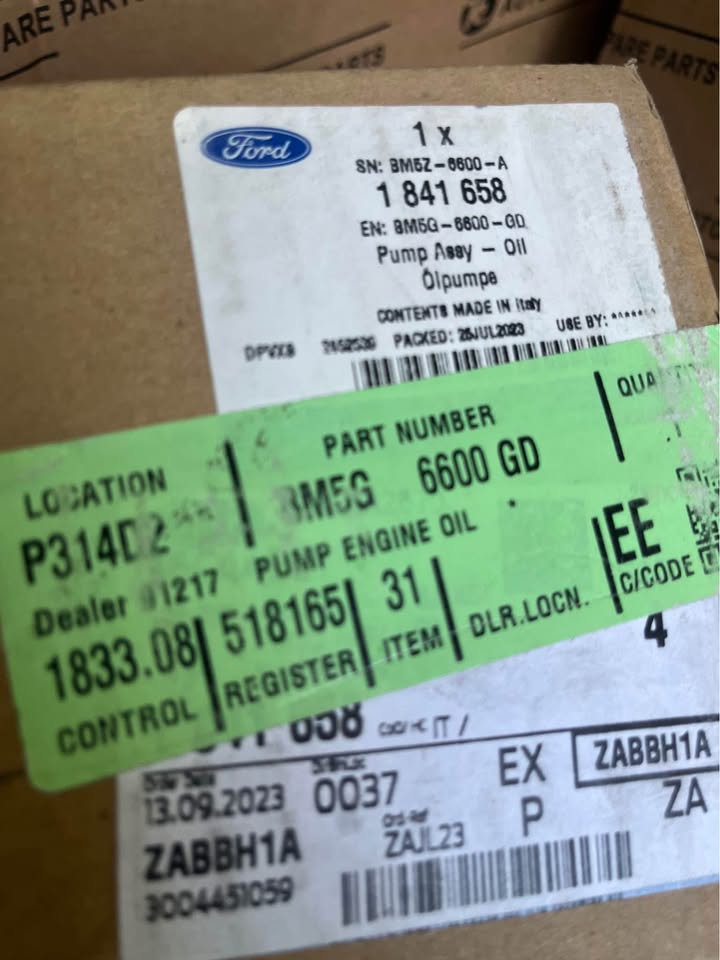 Ford economy 1.5 :1.6 oil pump - Private Seller Ford economy 1.5 :1.6 oil pump - Private Seller