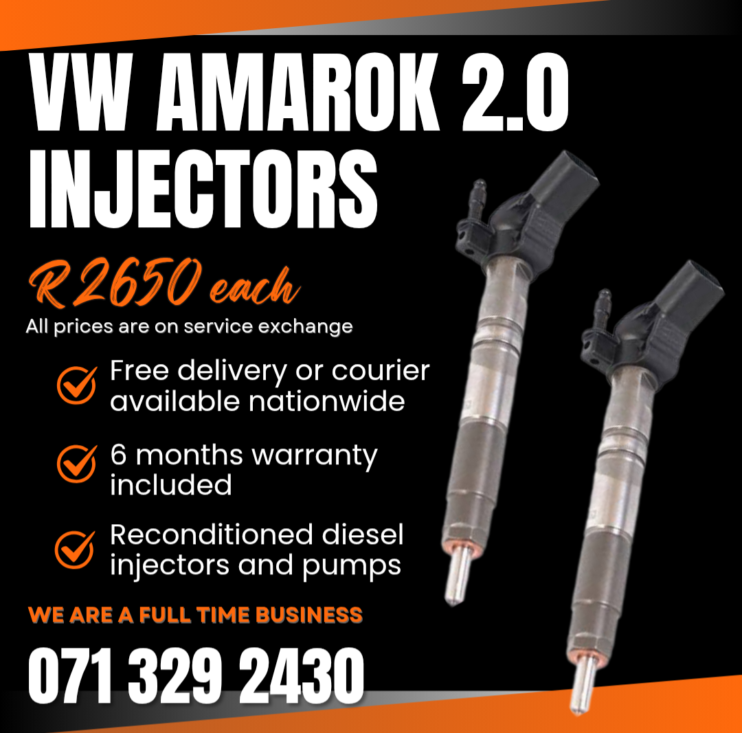 VW AMAROK 2.0 INJECTORS FOR SALE WITH WARRANTY - Private Seller VW AMAROK 2.0 INJECTORS FOR SALE WITH WARRANTY - Private Seller