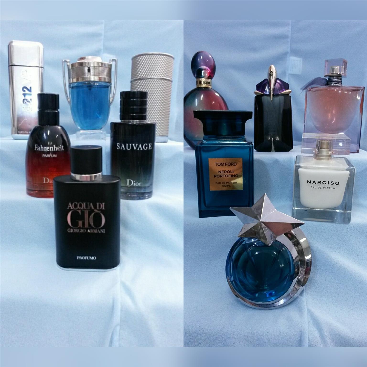 Branded perfumes 