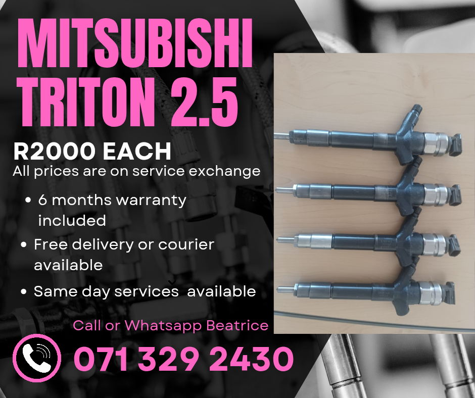 MITSUBISHI TRITON 2.5 INJECTORS FOR SALE WITH WARRANTY