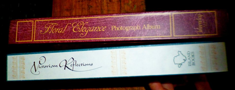 2 Photograph Albums - Victorian Reflections & Floral Elegance