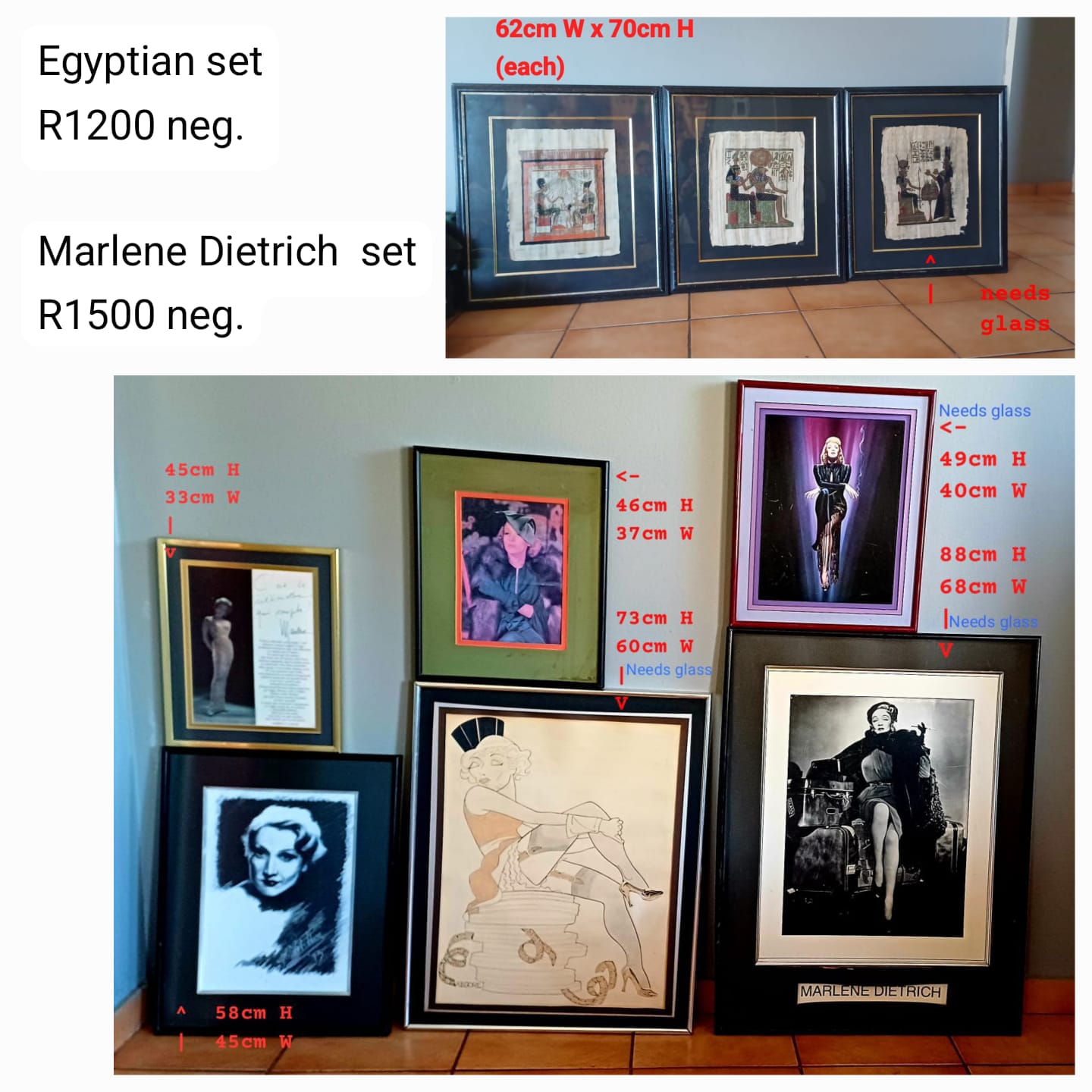 Various unique, collectable items. Prices negotiable. Contact if serious pls