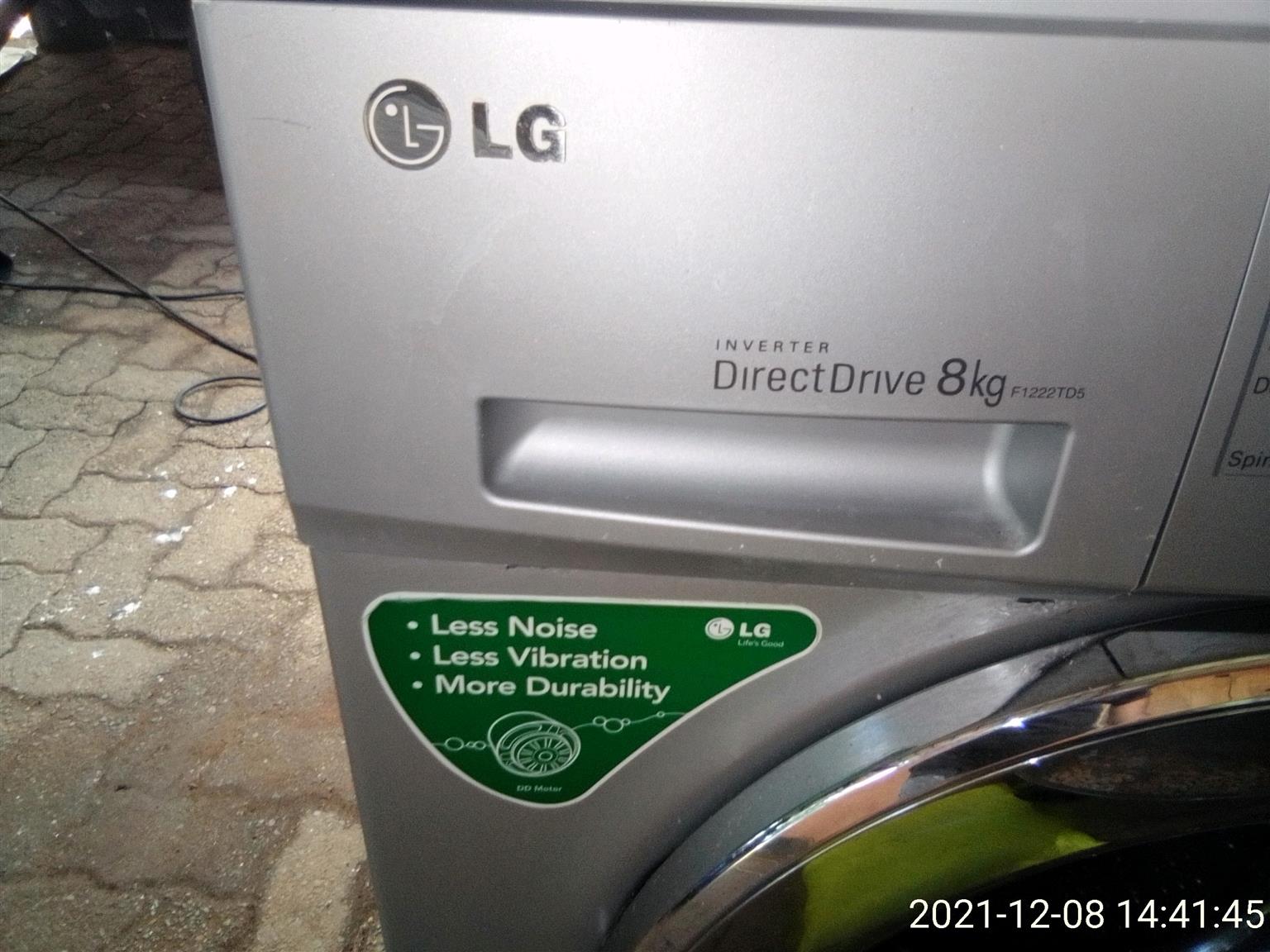 LG 8kg Direct drive waching machine 