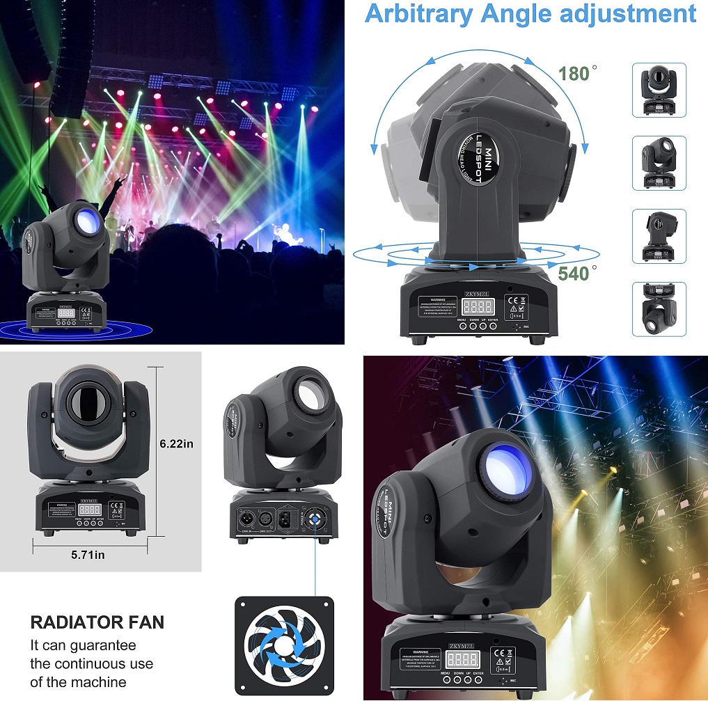 Professional Disco Moving Head GOBO Light DMX512 Stage DJ Party Light. Brand NEW