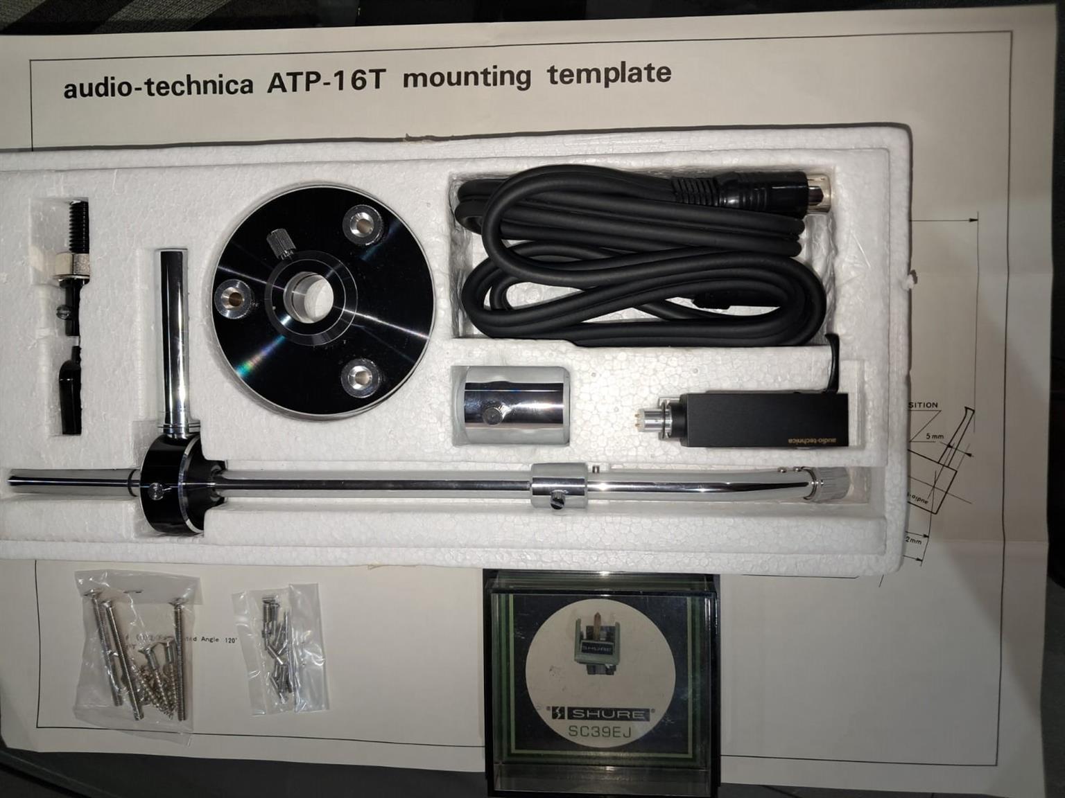 Brand new Audio-Technica professional broadcast tonearm