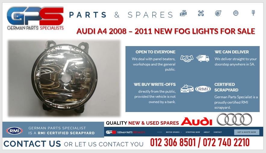 AUDI A4 2008 – 2011 NEW FOG LIGHTS FOR SALE - Private Seller AUDI A4 2008 – 2011 NEW FOG LIGHTS FOR SALE - Private Seller