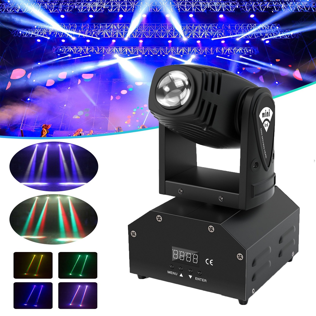 Professional Disco Moving Head Light DMX512 Stage, DJ Party, Night Club, Concert Professional Disco Moving Head Light DMX512 Stage, DJ Party, Night Club, Concert