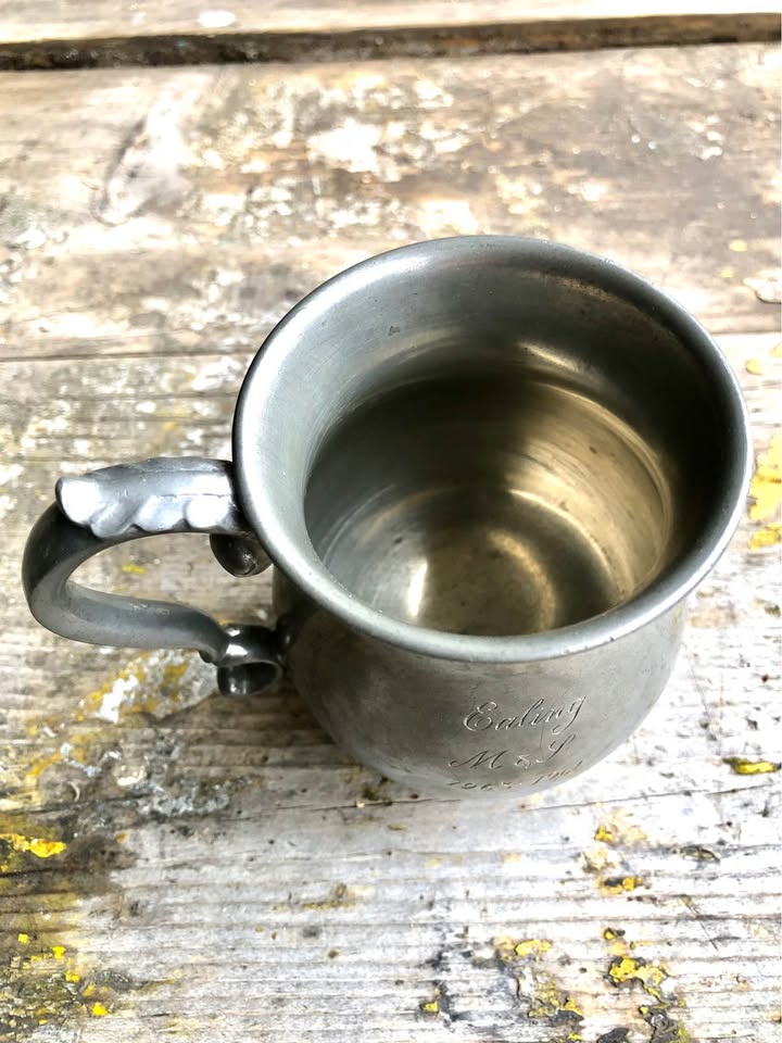Silver plated tankard by James Furniss of Sheffield 929 hallmark - Best English Pewter (See Pics)