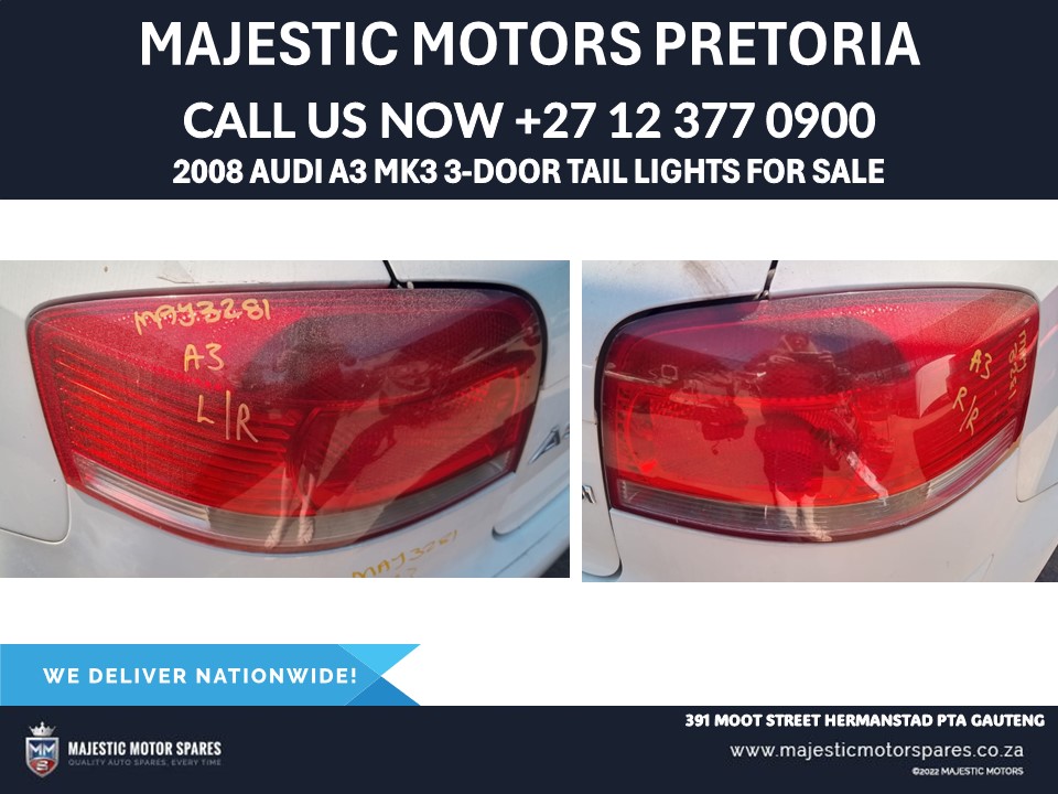 Audi A3 MK3 tail lights for sale used - Private Seller Audi A3 MK3 tail lights for sale used - Private Seller
