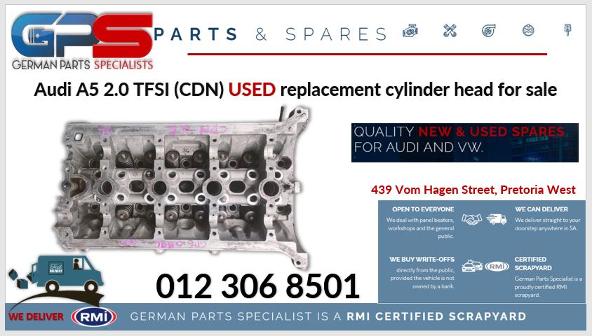 Audi A5 2.0 TFSI (CDN) used replacement cylinder head for sale - Private Seller Audi A5 2.0 TFSI (CDN) used replacement cylinder head for sale - Private Seller