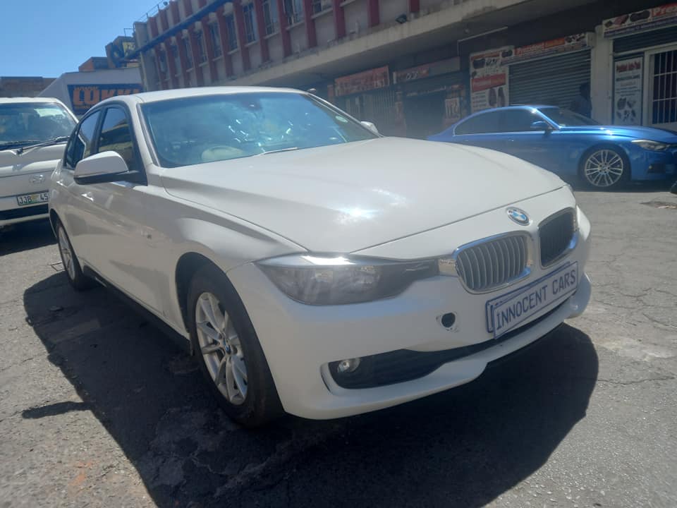 2013 BMW 320d DIESEL F30 3SERIES M-SPORT, AUTOMATIC, WHITE COLOUR, MILEAGE